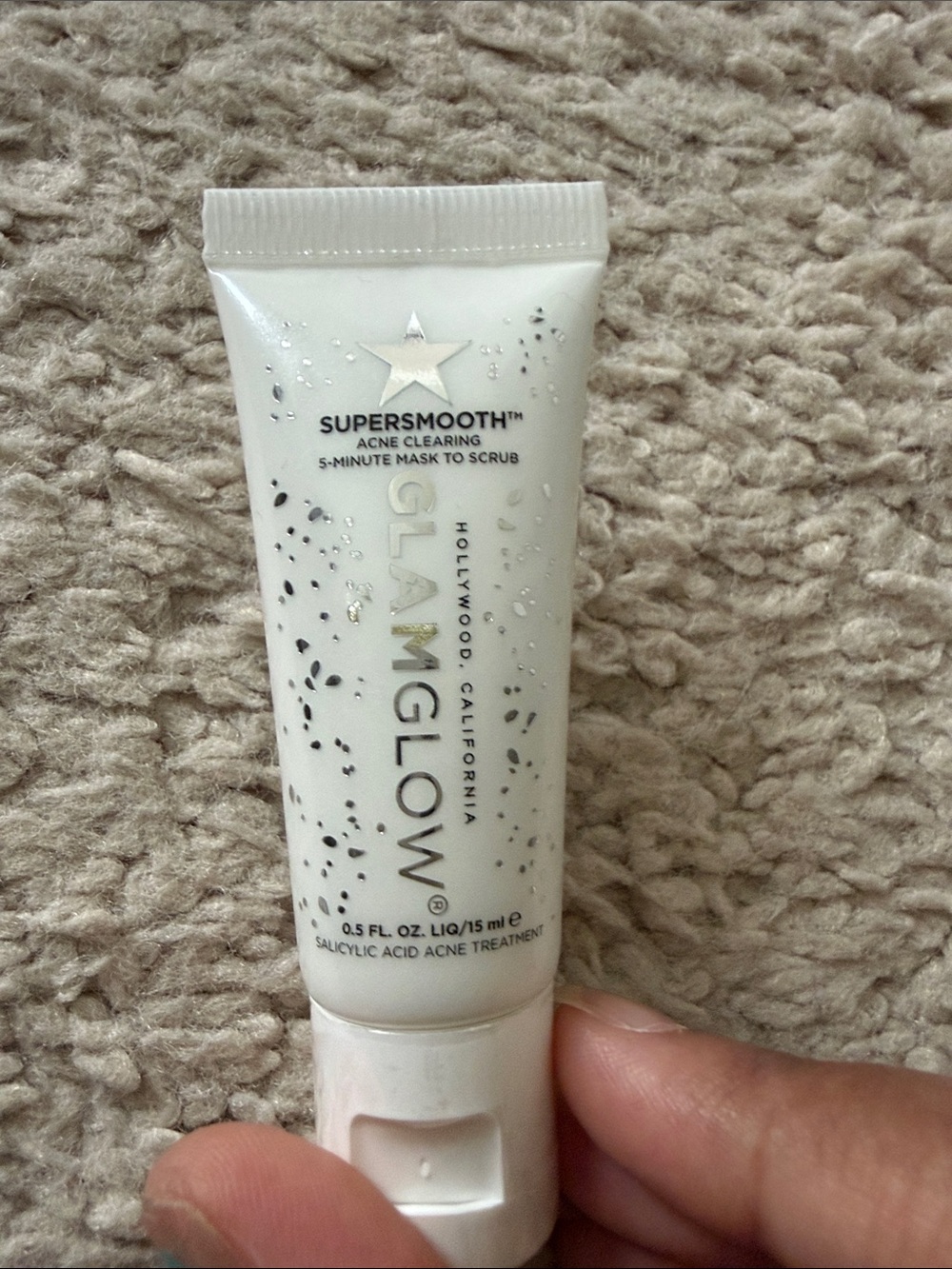 GLAMGLOW White Supersmooth Acne Clearing Mask Tube